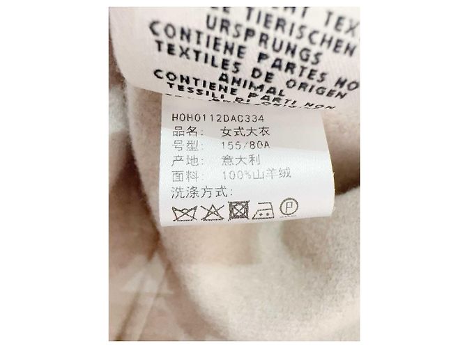 Abrigo Hermès de cashmere mujer talla 34 Multicolor - vista 7