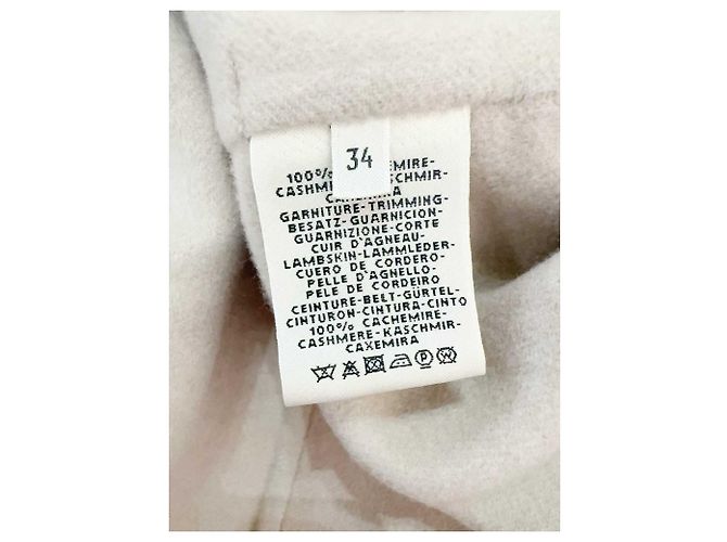 Abrigo Hermès de cashmere mujer talla 34 Multicolor - vista 8