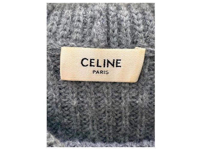 Pull en laine gris Céline - vue 5