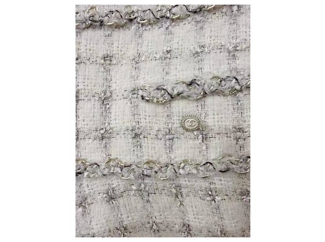 Chanel Kleid aus Wolle Mehrfarbig Größe 38 Mehrfarben - Ansicht 2