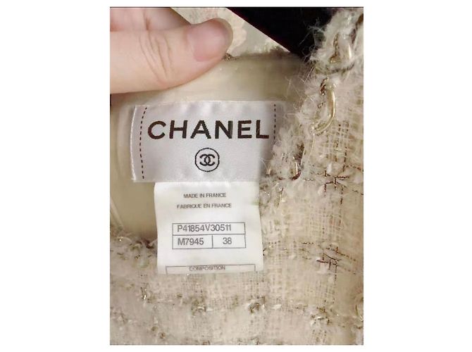 Chanel Kleid aus Wolle Mehrfarbig Größe 38 Mehrfarben - Ansicht 3