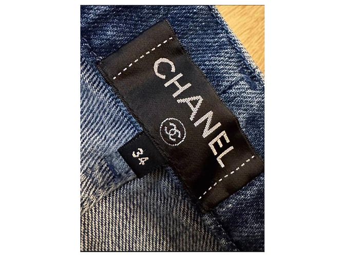 Vaqueros Chanel de algodón mujer talla 34 Multicolor - vista 4