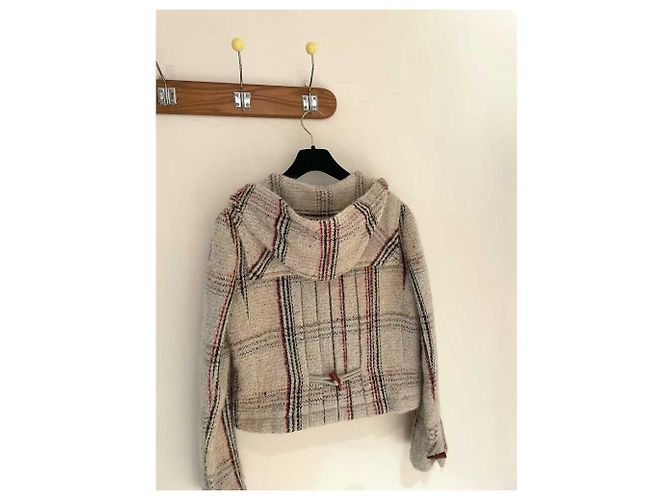 Chanel Wool Coat Multi Color Size 42 Multiple colors - view 2