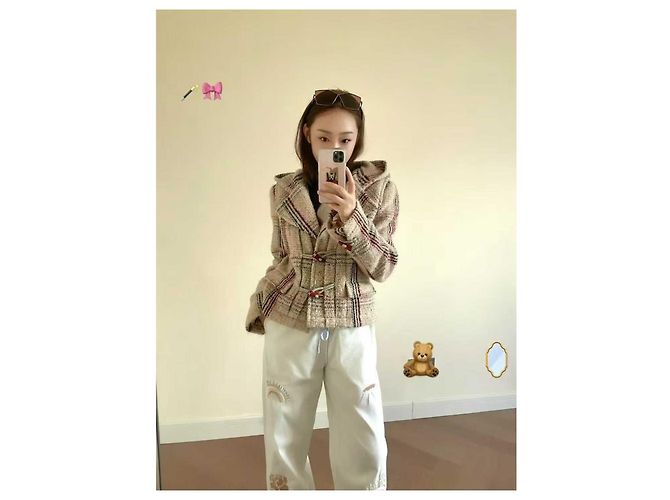 Chanel Wool Coat Multi Color Size 42 Multiple colors - view 6