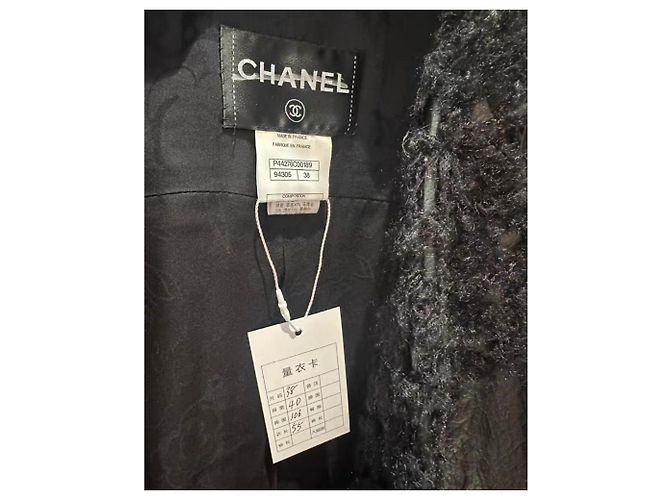 Chanel Lederjacken Schwarz - Ansicht 3