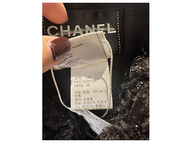 Chanel Lederjacken Schwarz - Ansicht 8