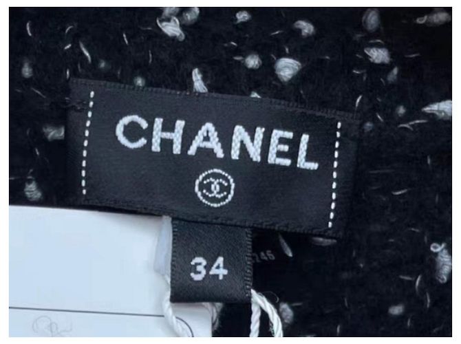 Chanel Punto de lana negro - vista 5