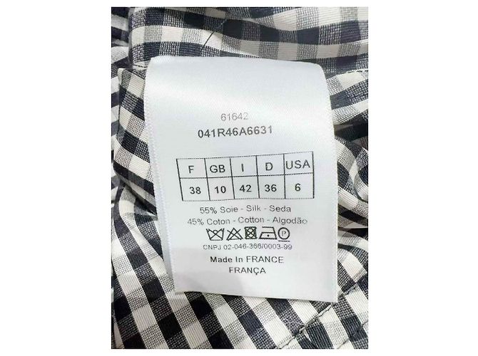 Autre Marque Dior Seidenkleid Größe 38 Mehrfarben - Ansicht 4