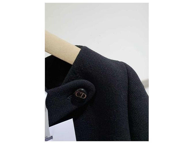 Vestido Dior de lana negro talla 38 - vista 2