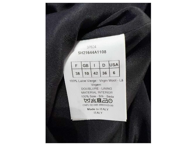 Vestido Dior de lana negro talla 38 - vista 3