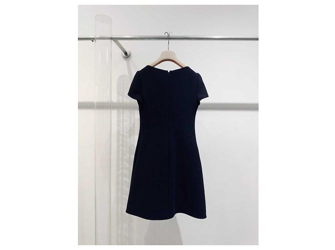 Vestido Dior de lana negro talla 38 - vista 4