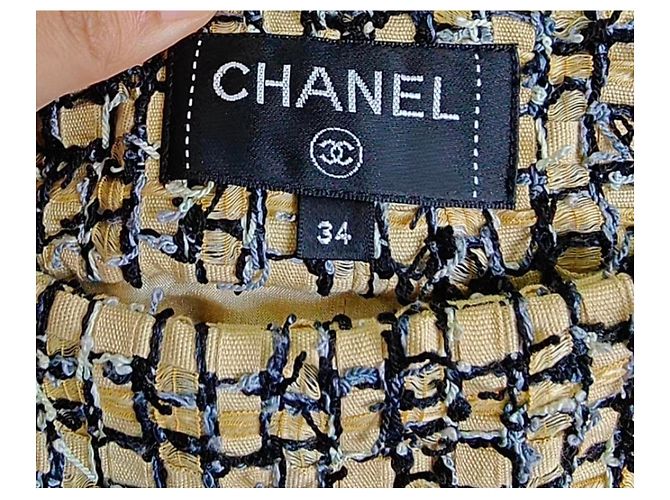 Shorts Chanel de Tweed Multicolor - vista 3