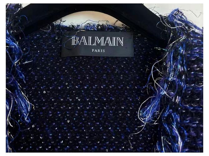Giacca Balmain in viscosa da donna Taglia 40 Multicolore - vista 3
