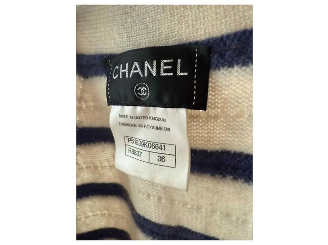 Malha de cashmere Chanel Multicor - vista 6