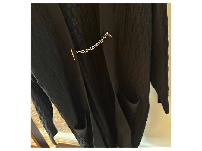 Hermès Strickwaren aus schwarzem Kaschmir 34 FR - Ansicht 6
