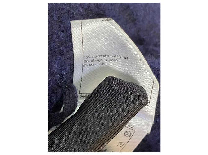Chanel Mantel aus Kaschmir Mehrfarben - Ansicht 9