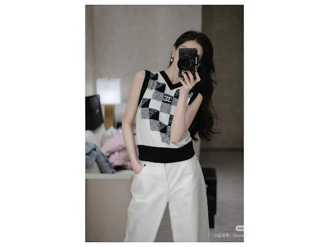 Chanel Punto de Cachemira Multicolor - vista 4