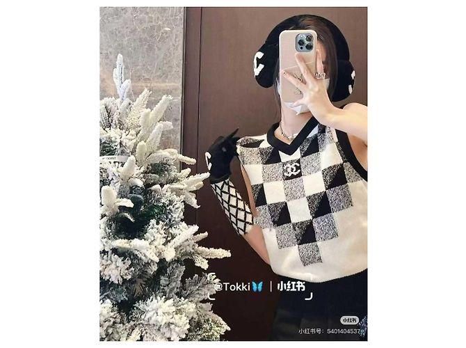 Chanel Punto de Cachemira Multicolor - vista 5