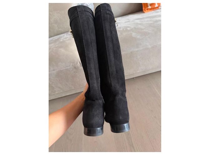 Hermès Wildleder Stiefel Damen Größe 37 Mehrfarben - Ansicht 3