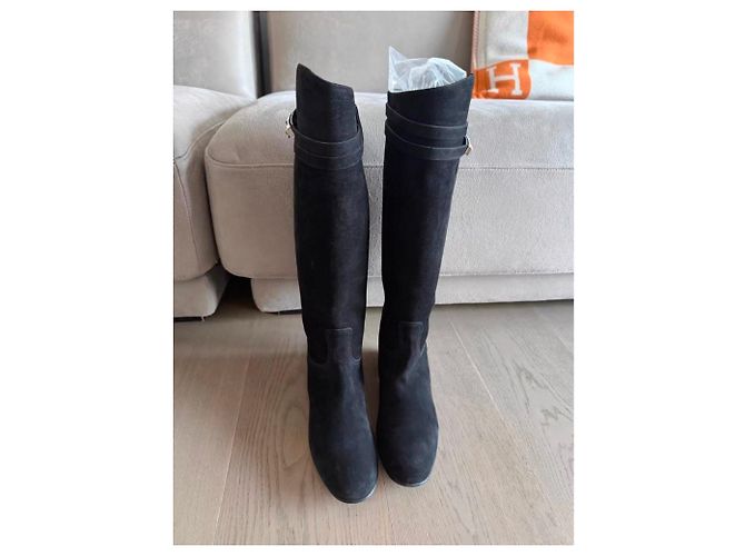 Hermès Wildleder Stiefel Damen Größe 37 Mehrfarben - Ansicht 5