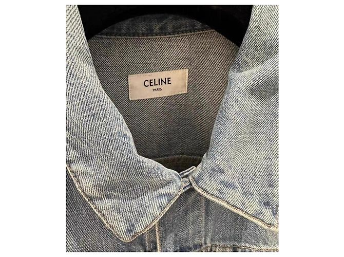Giacca Céline in cotone blu XS - vista 3