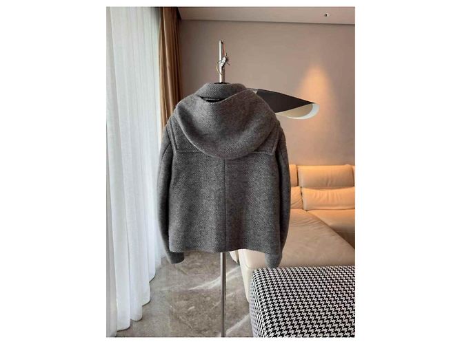 Chanel Lederjacken Grau - Ansicht 5