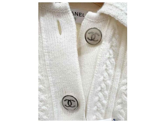 Chanel Malha de Cashmere Multicor - vista 4
