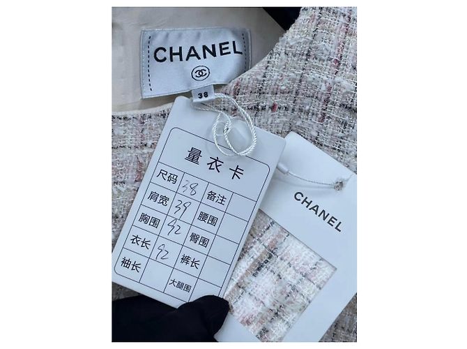 Chanel Kleid aus Viskose Mehrfarbig Größe 38 Mehrfarben - Ansicht 3