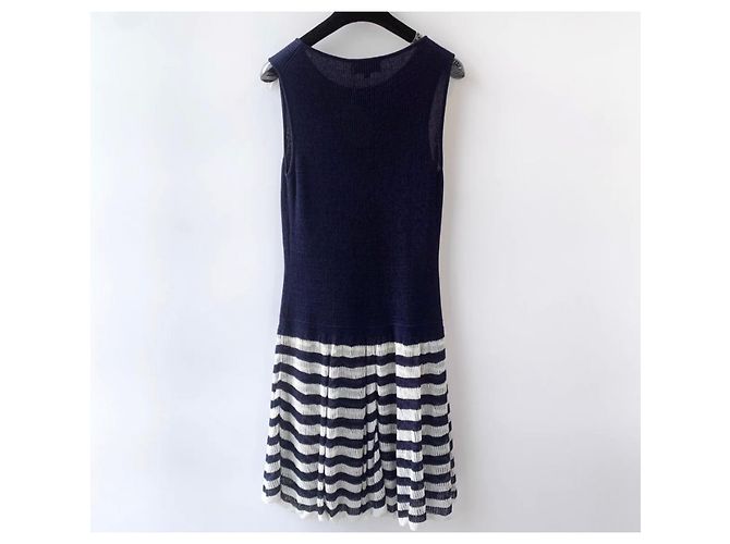 Chanel Kleid aus Viskose Mehrfarbig Größe 38 Mehrfarben - Ansicht 2