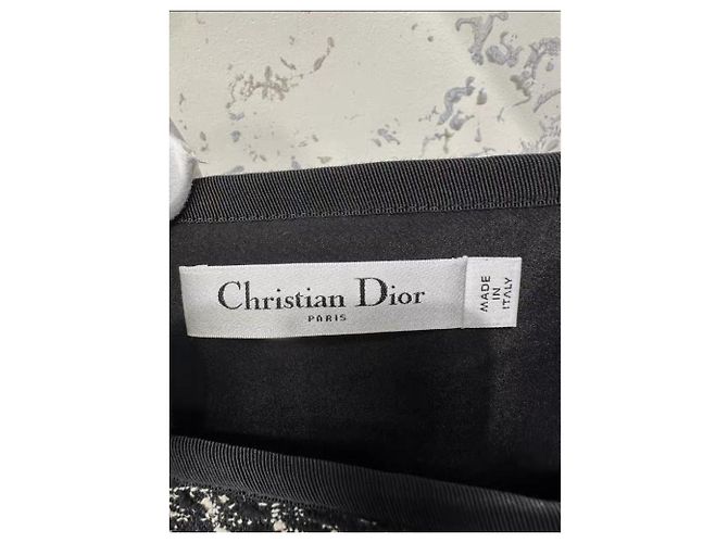 Autre Marque Dior Baumwollkleid Mehrfarbig Größe 38 Mehrfarben - Ansicht 2