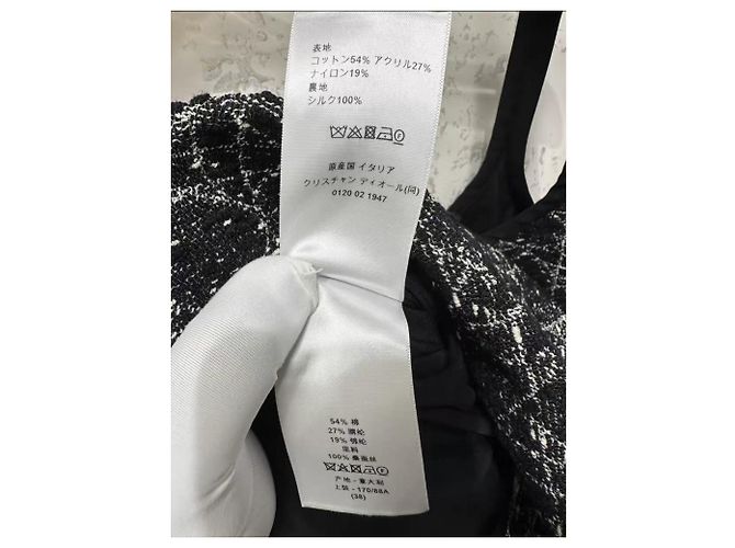 Autre Marque Dior Baumwollkleid Mehrfarbig Größe 38 Mehrfarben - Ansicht 4