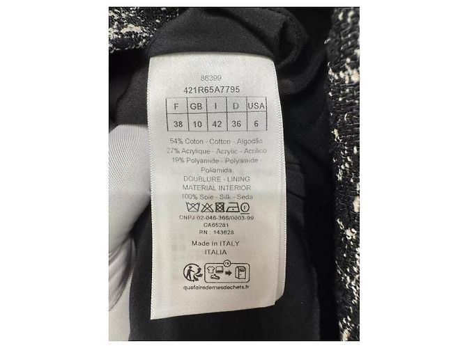 Autre Marque Dior Baumwollkleid Mehrfarbig Größe 38 Mehrfarben - Ansicht 5