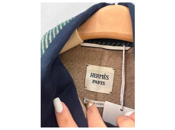 Hermès Wollmantel Damen Größe 34 Mehrfarben - Ansicht 4