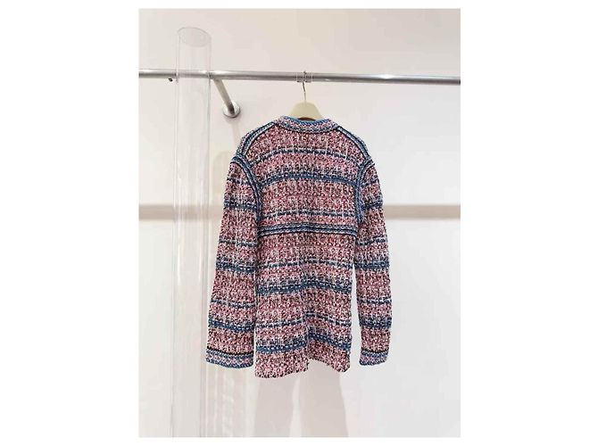 Pull en maille Chanel en soie Multicolore - vue 5