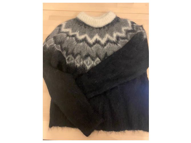 Céline Strickjacke aus Wolle Damen XS Mehrfarben - Ansicht 2