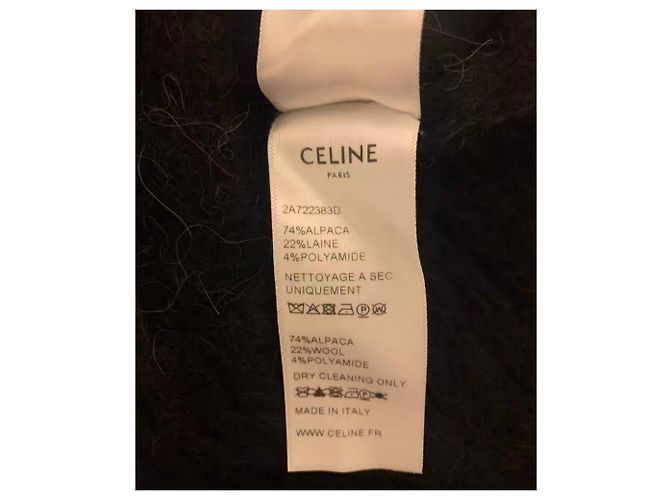 Céline Strickjacke aus Wolle Damen XS Mehrfarben - Ansicht 6