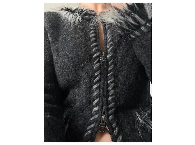 Chanel Strickmode aus Wolle Damen Größe 40 Mehrfarben - Ansicht 3