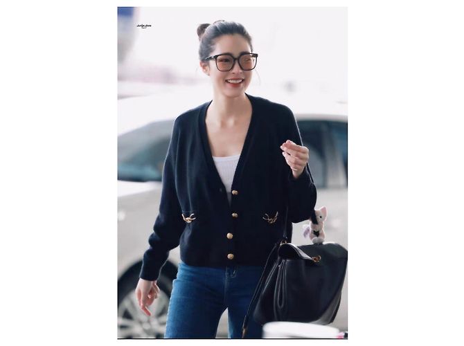 Pull en cachemire noir Céline - vue 5