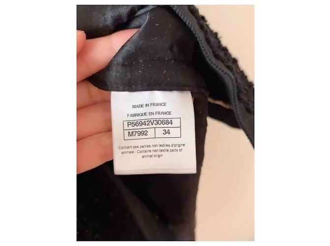 Chaquetas Chanel La Petite Veste Noire Negro - vista 4