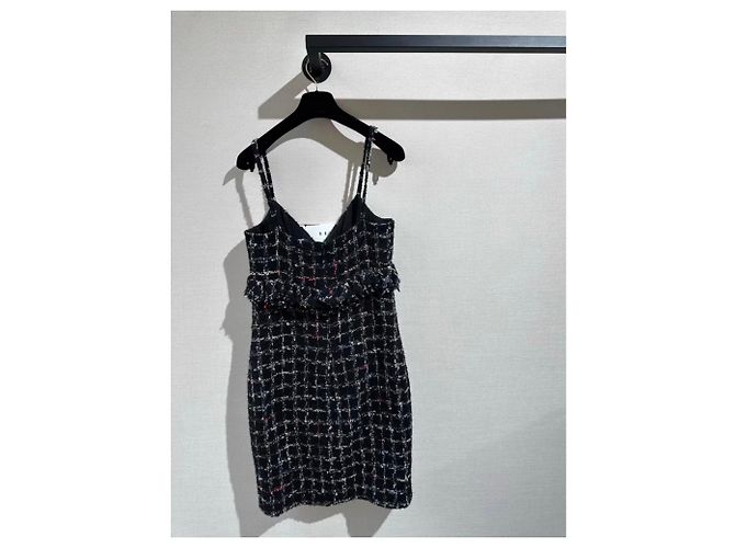 Chanel Tweed Kleid Mehrfarbig Größe 38 Mehrfarben - Ansicht 4