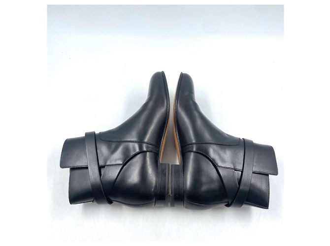 Hermès Black Leather Boots 37.5 - view 4