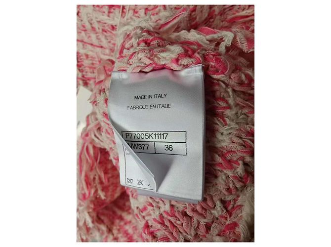 Chanel Strickware aus Baumwolle Rosa Pink - Ansicht 3