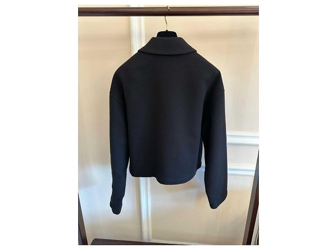 Abrigo Céline de cachemira negro talla 38 - vista 2