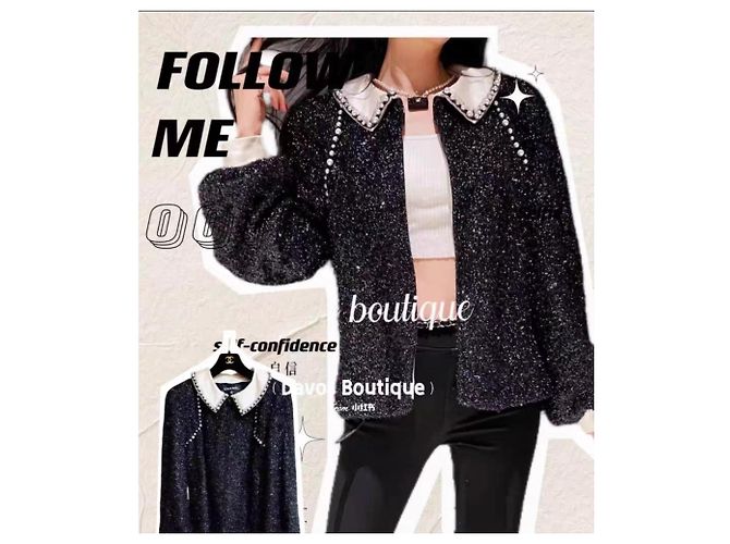 Chaquetas Chanel La Petite Veste Noire Multicolor - vista 3