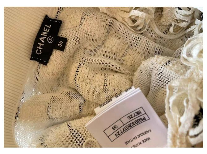 Chanel Rock aus Viskose mehrfarbig Größe 36 Mehrfarben - Ansicht 4