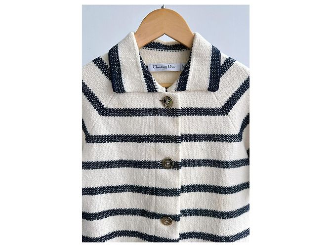 Autre Marque Cardigan Dior a Maniche Corte Multicolore - vista 4