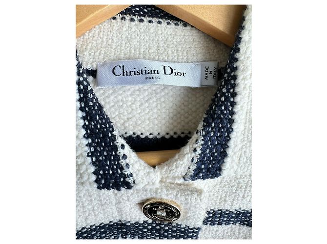 Autre Marque Cardigan Dior a Maniche Corte Multicolore - vista 7