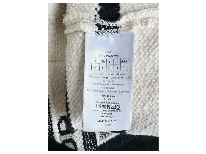 Autre Marque Cardigan Dior a Maniche Corte Multicolore - vista 8