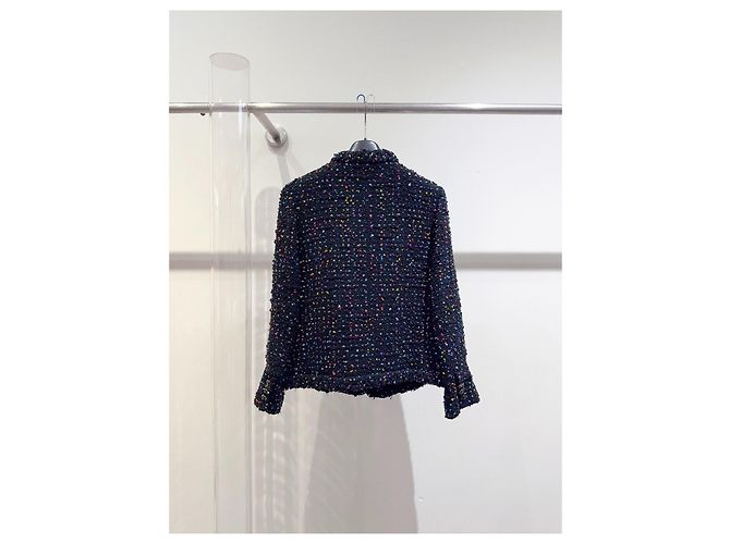 Giacca Valentino Garavani in tweed multicolore - vista 3