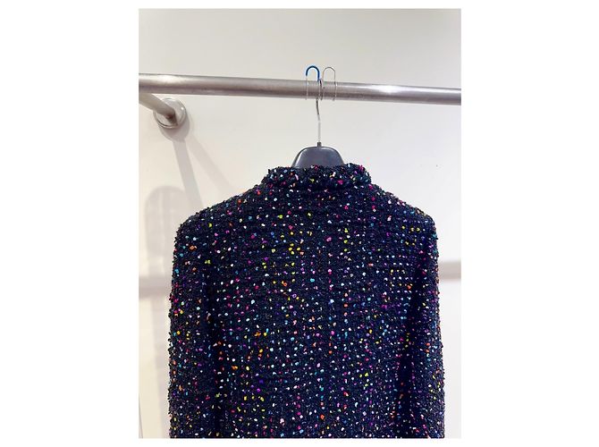 Giacca Valentino Garavani in tweed multicolore - vista 4